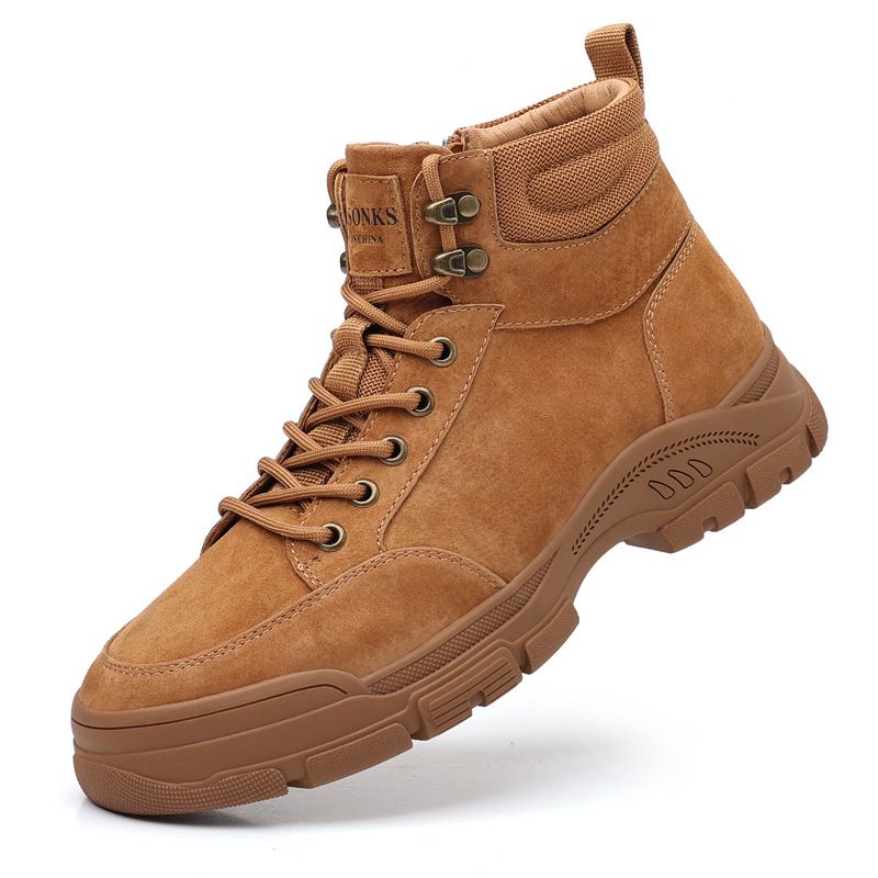 European Warm Series 2025 Autumn New Breathable Versatile Fashion Casual Workwear Hiking Outdoor Shoes Martin Men's Boots_vogvips.com