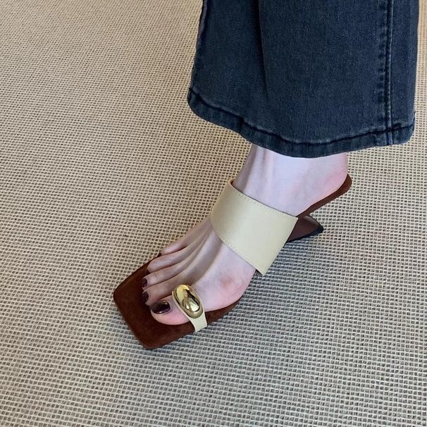 2026 Summer New Style Suede Ankle Strap Over-the-Knee Platform Slippers With Strappy Top For Women_vogvips.com