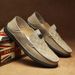 Slip-on Lazy Bean Shoes Leather Men Autumn Casual Leather Shoes Men_vogvips.com
