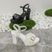 Summer Sandals With High Chunky Heels, Thick Soles, Waterproof Platform, 2026 New Korean Style, One-Strap Buckle,_vogvips.com