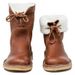 Women's Winter Snow Boots Mid-Calf Faux Fur Lined Warm Non-Slip Rubber Sole Round Toe Lace-Up Casual Boots For Women (Black/Red/Navy/Tan/Brown)_vogvips.com