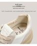 Women's Korean Style Casual Sports Shoes Platform Height Increasing Versatile White Sneakers_vogvips.com