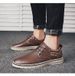 Casual Dress Leather Shoes Men's Shoes Light Mouth Low Heel With Suit Men's Shoes_vogvips.com