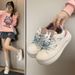 Little White Shoes Children Girls Students Leisure Sports Versatile Board Shoes Street Shooting_vogvips.com