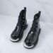 boots Fashion New Punk Style Niche Big Head Black Men's Boots Thick Sole Lace-up Casual Business Top Motorcycle Boots Commuting Work Boots_vogvips.com