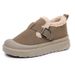 Women's 2025 Winter New Style Warm And Comfortable Thick-soled One-foot Cotton Shoes_vogvips.com