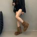 Fashionable Fur Short 2025 New Winter Trendy Comfortable Fleece-Lined Warm Snow Boots For Women_vogvips.com