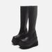 American Style Size 43 Gothic Thick-Soled Long Motorcycle Rider Over-the-Knee Big Toe Slimming High Boots For Women_vogvips.com