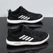 Men's Summer Breathable Mesh Sports Casual Shoes Odor Resistant Non Slip Work Low Top Black Trendy 8827_vogvips.com