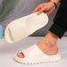 Large Size Men, Summer Outdoor Wear, Comfortable Slip-on Sandals For Couples, Men's Beach Shoes, Non-slip Bathroom_vogvips.com