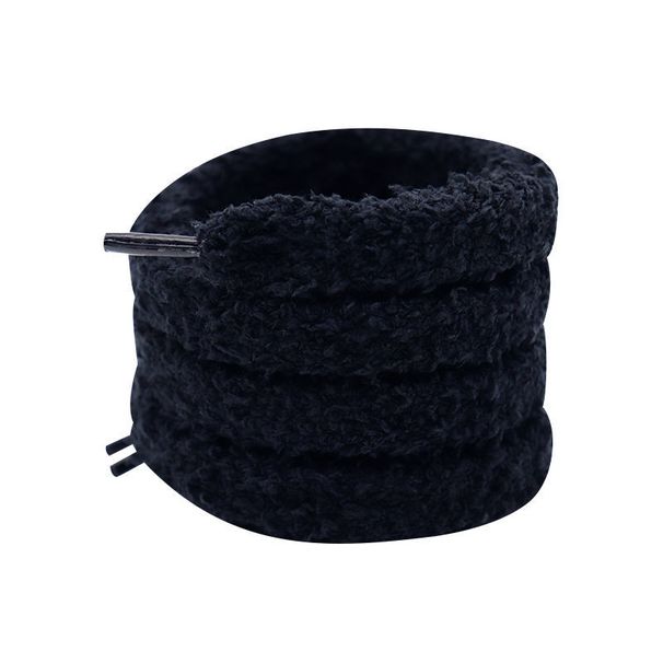 Shoelaces 1.5cm Plush Shoelaces Cute Ins Style Trendy Sneakers Widened Flat Plush Shoelaces Casual Canvas Shoes Accessories_vogvips.com
