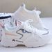 New Hollow Sports Shoes For Women Style Breathable Versatile Casual Shoes Mesh Dad Shoes White Shoes_vogvips.com