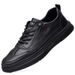 Men's 2025 New Trend Spring Versatile Casual Board Genuine Soft Sole Breathable Korean Version Sports Leather Shoes For_vogvips.com