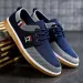Canvas Casual Shoes For Men Trainers Patchwork Outdoor Flat Lace-up Sneakers Ss1 Ss_vogvips.com