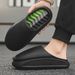 Waterproof Garden Indoor Massage Slippers Home Chef Shoes Rubber Sandals Platform Thick Soles Kitchen Working_vogvips.com