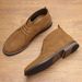 Men's Vintage Desert Boots - Distressed Leather Ankle Boots With Rubber Sole (Waterproof & Slip-Resistant, Retro Style)_vogvips.com