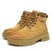 Men's Martin 2025 Autumn New Fece-Lined Height-Increasing Work Versati Thick-Sod Non-Slip Yellow Boots British_vogvips.com
