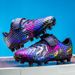 Children's football shoes Velcro new camouflage boy student professional training shoes_vogvips.com