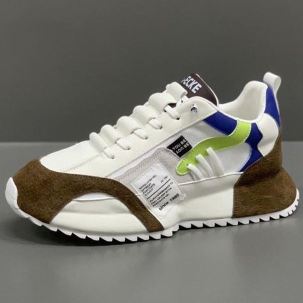 Men's Breathable New Mesh Thick Soled Men's Shoes Sports Casual Increase_vogvips.com