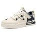 Summer New Breathable White Men's Versatile Thick Soled Sports And Leisure Board Trendy Shoes_vogvips.com