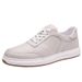 First Layer Cowhide White New Business Casual Leather Shoes Men's Youth Versatile British Style Breathable Sneakers_vogvips.com