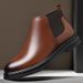 European Warm Series 2025 Autumn Winter New Business Casual Black Formal Outdoor Large Size Men's Shoes Martin Boots Trendy_vogvips.com
