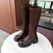 Black For Women 2025 New Spring Autumn Winter Thick Sole Over-the-Knee High Small Stature Long Boots_vogvips.com