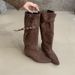 678-1~Wedge Heel French Pointed Toe Over-The-Knee Long For Women, 2026 New High-Tube Stacked Boots_vogvips.com