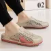 Breathable Mesh Slip-On Men's Casual Shoes Fashionable Versatile Summer 2025 Lazy No-Back Trendy Half Slippers EVA_vogvips.com