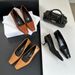 Small Wow Women's Chunky Heel Square Toe Pumps - Soft PU Leather French Style Elegant Office Dress Shoes For Women (Black, Light Brown, Khaki)_vogvips.com