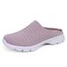 Summer Mesh Breathable Home Indoor Slippers Men Thick Bottom Slides Fashion Couple Walking Shoes Chanclas Hombre_vogvips.com