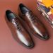 Fashion dress shoes Plus size business men's shoes_vogvips.com