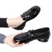Hot-Selling British Style Square Heel Leather Thick-Soled Platform Mary Jane Single Shoes Autumn Winter Versatile_vogvips.com