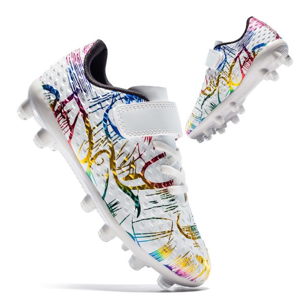 Children's Elementary School Football Shoes, Boys' And Girls' Broken Nail Magic Tape, Artificial Turf, Campus Competition Training Shoes_vogvips.com