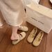 Chunky Heel Mary Jane Women's Loafers 2025 Spring Summer New Sole Lazy Soft Leather Single Flat Grandma Shoes_vogvips.com