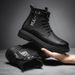 European Warm Series Layer Cowhide Men's Martin High Top British Style Genuine Leather Winter Zipper Work Boots Large Size Shoes_vogvips.com