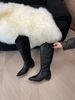 2023 Autumn Winter New Pointed Toe Riding Thick Heel Soft Sole Comfortable High Slip-On Over-the-Knee Long Boots For_vogvips.com