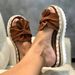 Summer And New Style Shoes Flat Heel Thick Sole Hemp Rope Large Size Women's_vogvips.com