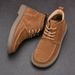 European Warm Series Men' Martin 2025 Autumn Winter New Britih Style Eay To Match Firt Layer Cowhide Thick Sole Caual Mid-Top Ankle_vogvips.com