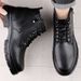 European Warm Series Men's Martin New Autumn Winter British Style High-top Motorcycle Work Boots Versatile Cowhide_vogvips.com