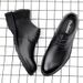 Men's Shoes, Leather Shoes, Niu Er Embossed Grid. Inner Heightening Leather Shoe Size Dress_vogvips.com