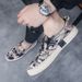 Men's trend Men's low top pattern slip-on men's shoes Fisherman shoes men_vogvips.com