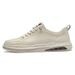Men's Shoes Leather Men's Round Head Shallow Mouth Board Shoes Breathable Casual Shoes_vogvips.com