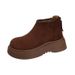Retro Suede Birken Ankle Boots For Women 2025. Autumn New Style Versatile British Back Zipper Horse_vogvips.com