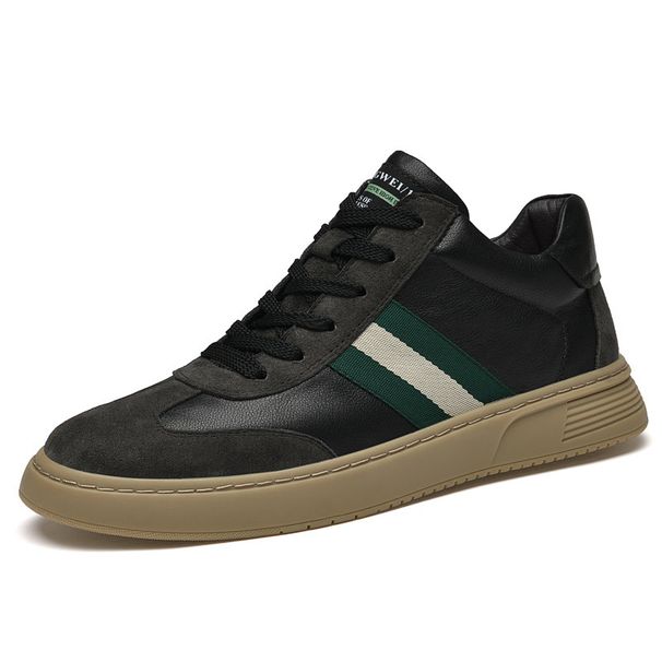 Fleece Shoes Men's Round Head Casual Men's Board Shoes Front Lace-up Flat Bottom Work Men's Shoes_vogvips.com