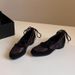 Sheepskin Versatile Round-Toe Shoes 2025 Fall/Winter New Fashion Lace-Up Casual Shoes_vogvips.com
