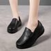 New Nurse Shoes Women's Foot Cover Leather Thick Soled Sports Casual Shoes_vogvips.com