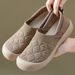 Women's Summer New Single Shoe Casual Women's One Foot Flat Shoes, Soft Sole, Comfortable And Versatile Mother's Shoes_vogvips.com