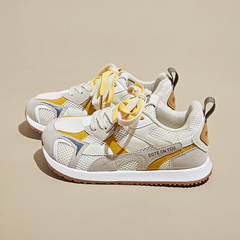 Forrest Gump Shoes Female Student Sports Mesh Breathable Casual Thick-soled Heightening Shoes_vogvips.com
