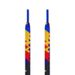 Red, yellow, purple and blue sweater shoelaces_vogvips.com